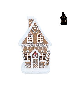 Gisela Graham White Iced LED Gingerbread House
